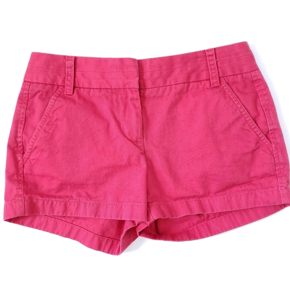 J. Crew Chino Shorts Red Size 0 - Picture 1 of 4